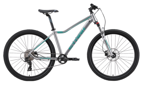 Велосипед Stark'24 Viva 27.2 HD р.16" серебристый металлик мятный
