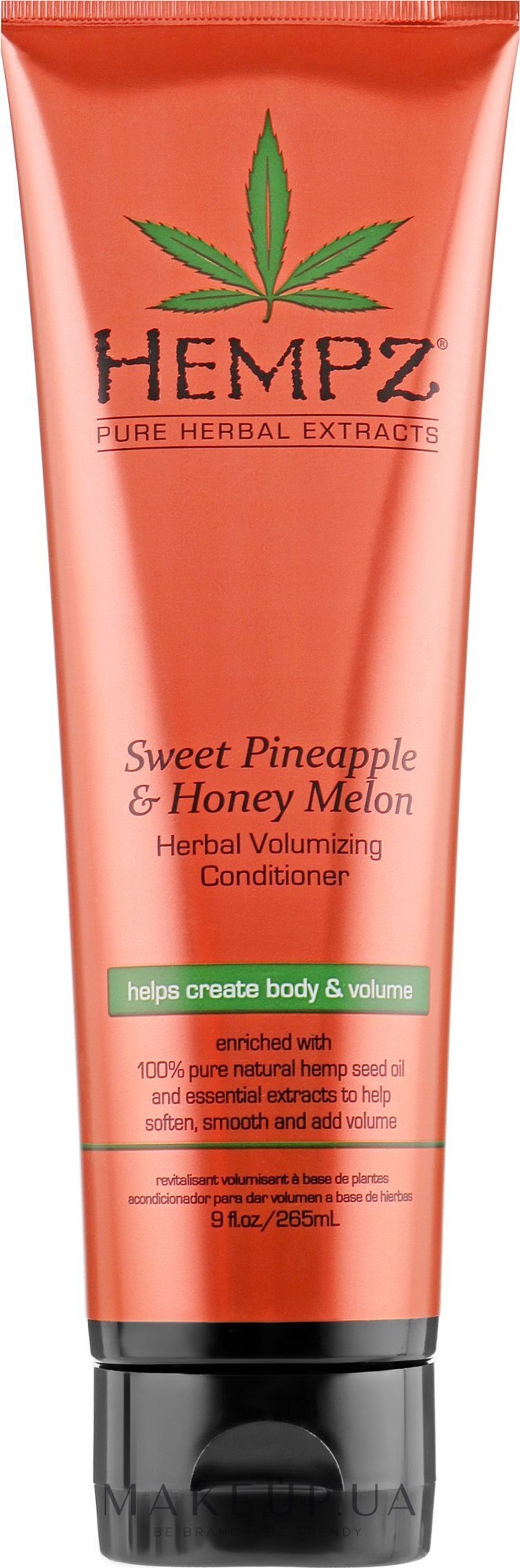 Увлажняющий кондиционер "Сладкий ананас и медовая дыня" HEMPZ Sweet Pineapple & Honey Melon Volumizing Conditioner 265 мл