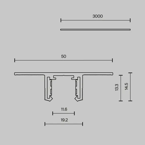 Шинопровод Technical TRX239-423.12B