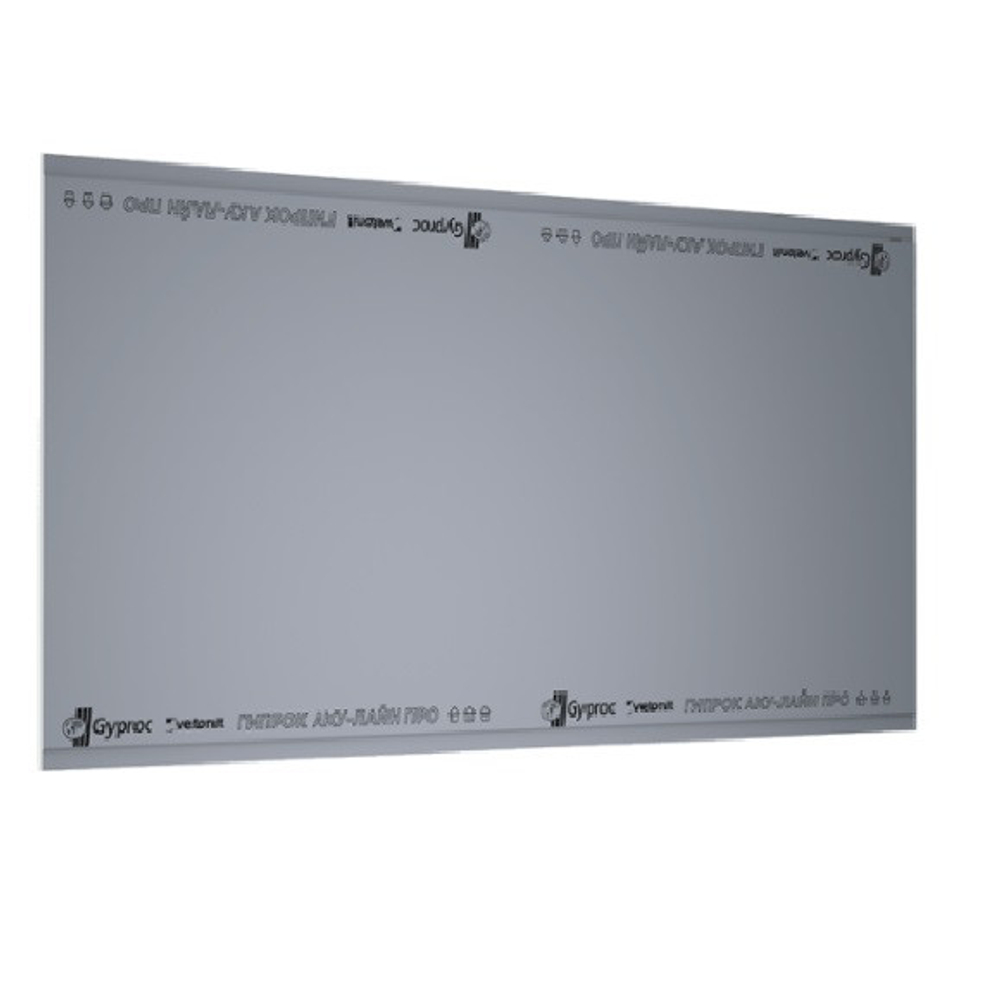 Гипсокартон Vetonit Aku-Line УК ГСП-D 2500х1200х12,5 мм