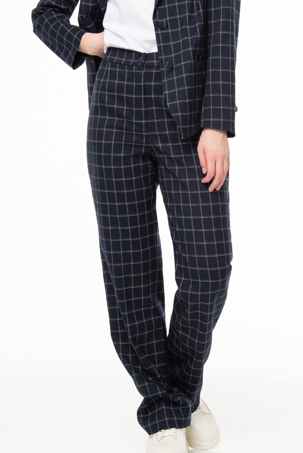 Брюки женские 4730з, клетка #406Ки024730з