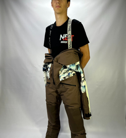 Комбинезон COOLZONE VETER коричневый/принт гора/белый