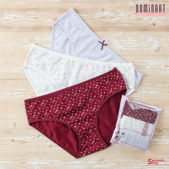 Трусики женские DOMINANT 55000-32, FULL BRIEF, 3 шт. в уп.