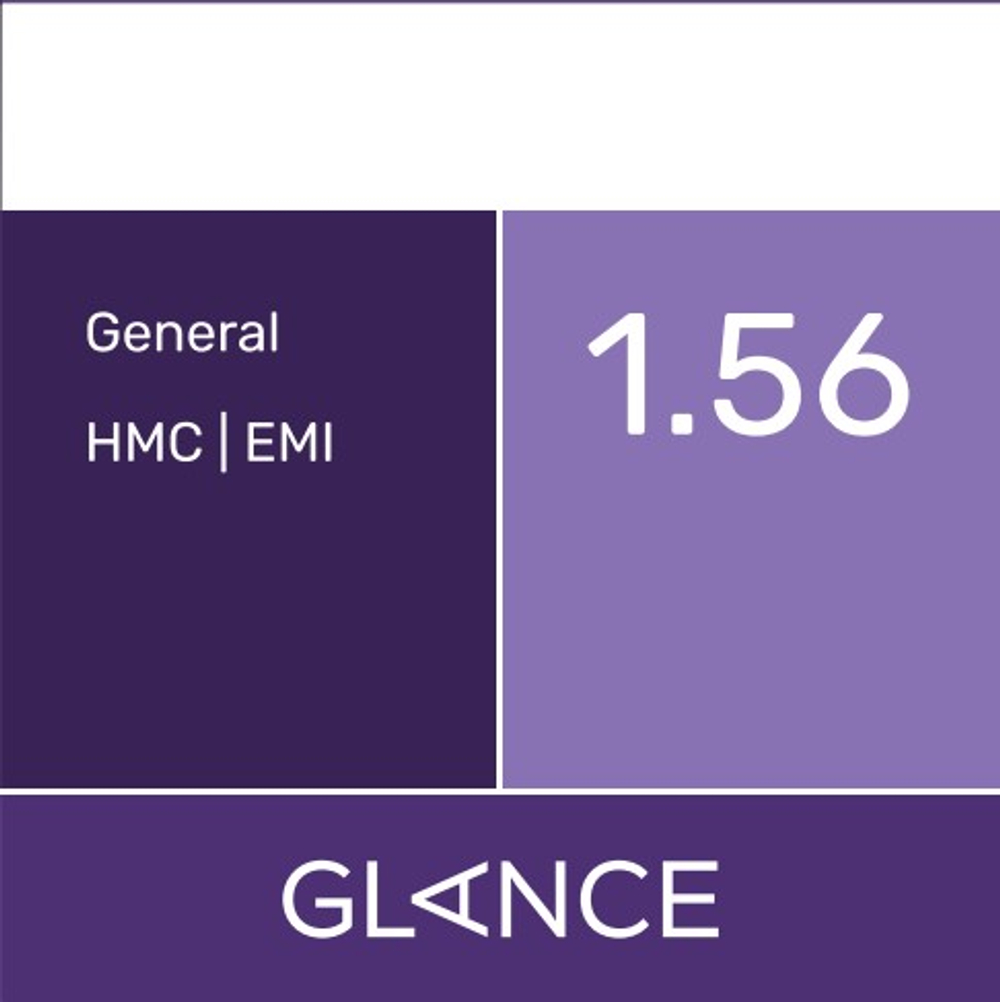 Линзы Glance 1.56 General HMC/EMI (астигматические)