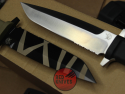 Нож Extrema Ratio Col Moschin - черная рукоять, клинок сатин