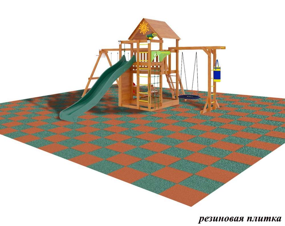 Игровой комплекс Крафт Pro 4+покрытие 81 кв.м. с установкой под ключ