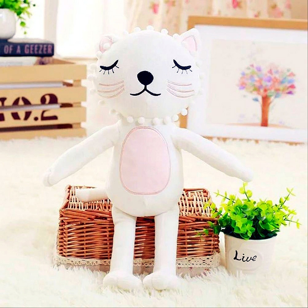 Мягкая игрушка "Кошечка с закрытыми глазами" 60 см