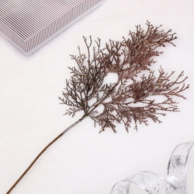 Ветка декоративная «Симфония леса» 80 см, Шоколад