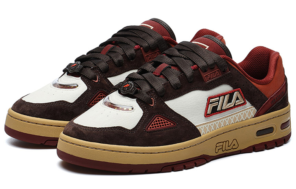 FILA FUSION Teratach Skate Shoes "Red White Black"