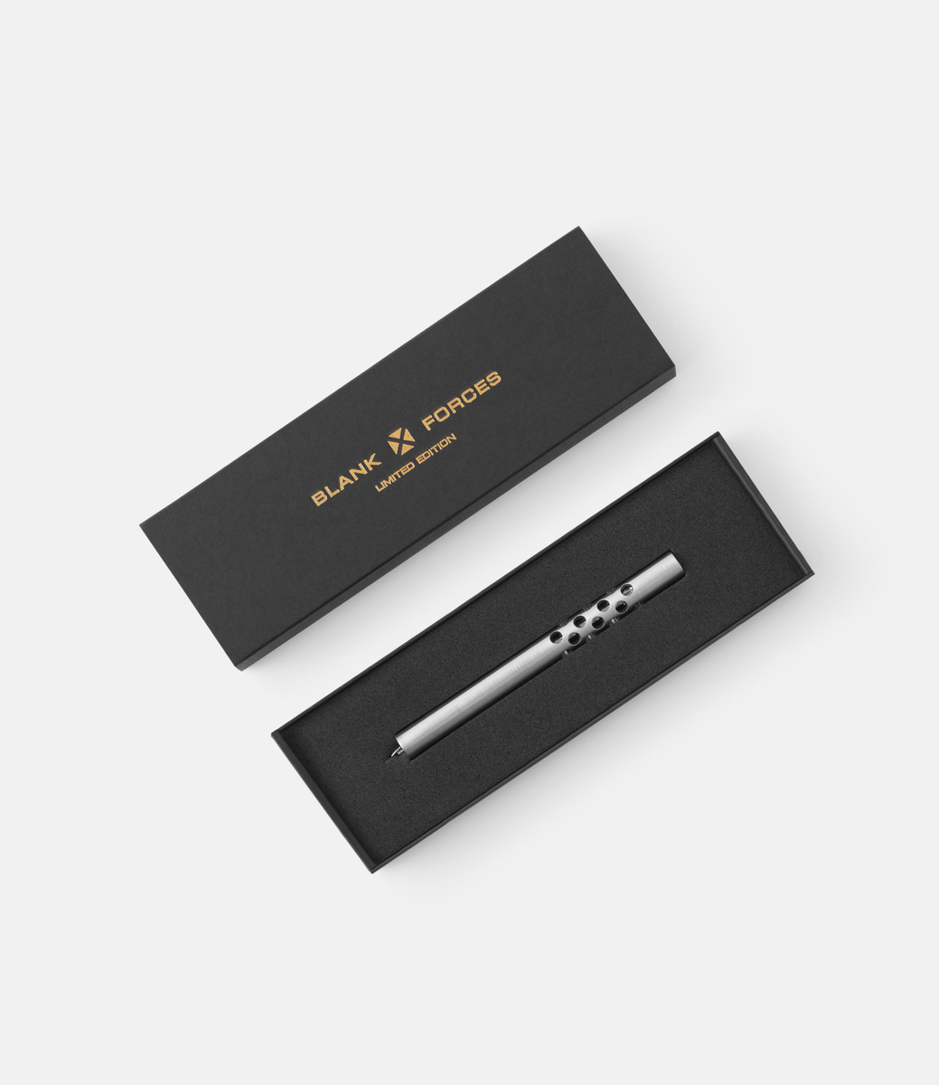 Blank Forces Chroma EDC Ink Titanium Zig Zag — ручка-брелок из титана