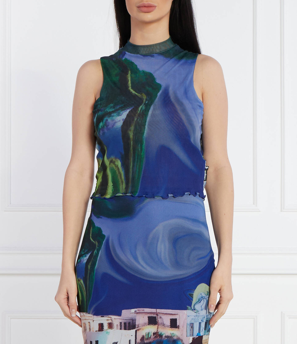 Топ Desigual x Monsieur Christian Lacroix Desigual - темно-синий(24SWTKA4)