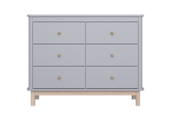 Комод Classic 6 ящиков (серый)