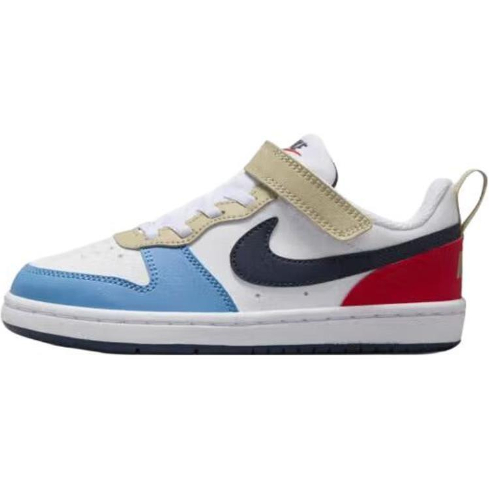 Детские кроссовки Nike Court Borough Low Recraft 'White Thunder Blue Light Crimson' DV5457-124