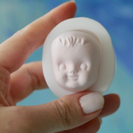 Молд силиконовый ClayCraft by DECO™  для лица (ребенок)