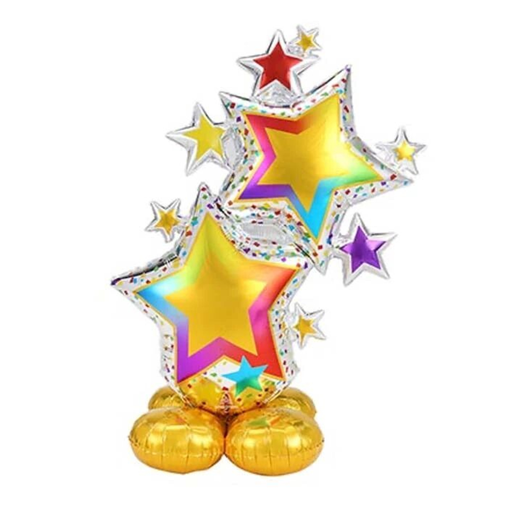 Шар фигура "Звезды разноцветные". 149 см