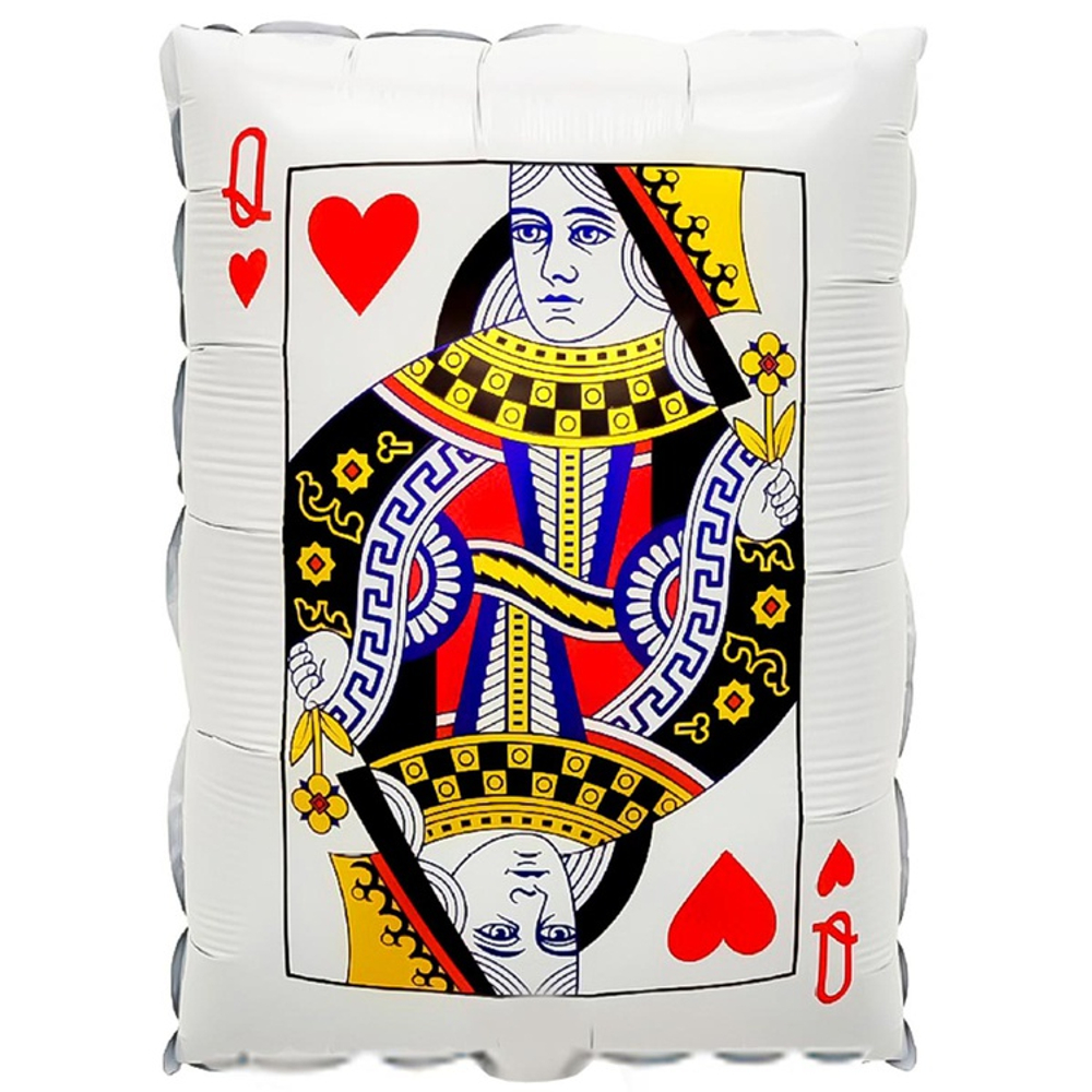 ФИГУРА Карта Дама червей 48 см