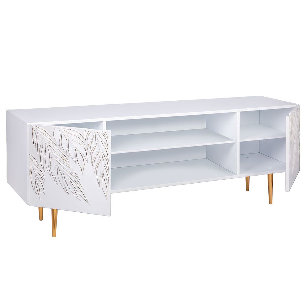 Тумба под ТВ Тропик 155см Стайл Айс Голд