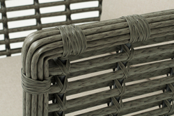 "Валенсия" кресло из искусственного ротанга, цвет серый