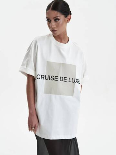 Футболка «Cruise de luxe» с принтом