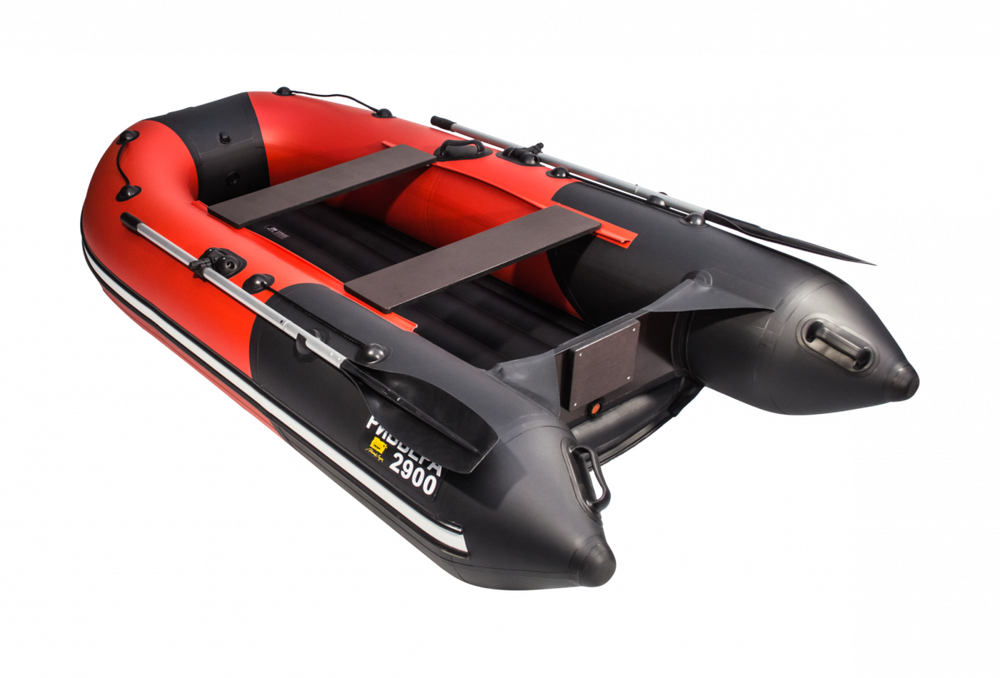 Ривьера-2900 НДНД красная (лодка ПВХ под мотор)