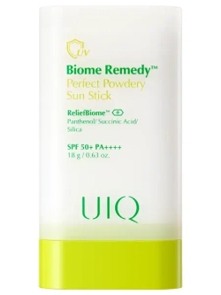 Пудровый солнцезащитный стик SPF50 UIQ Biome Remedy Perfect Powdery Sun Stick 18 гр