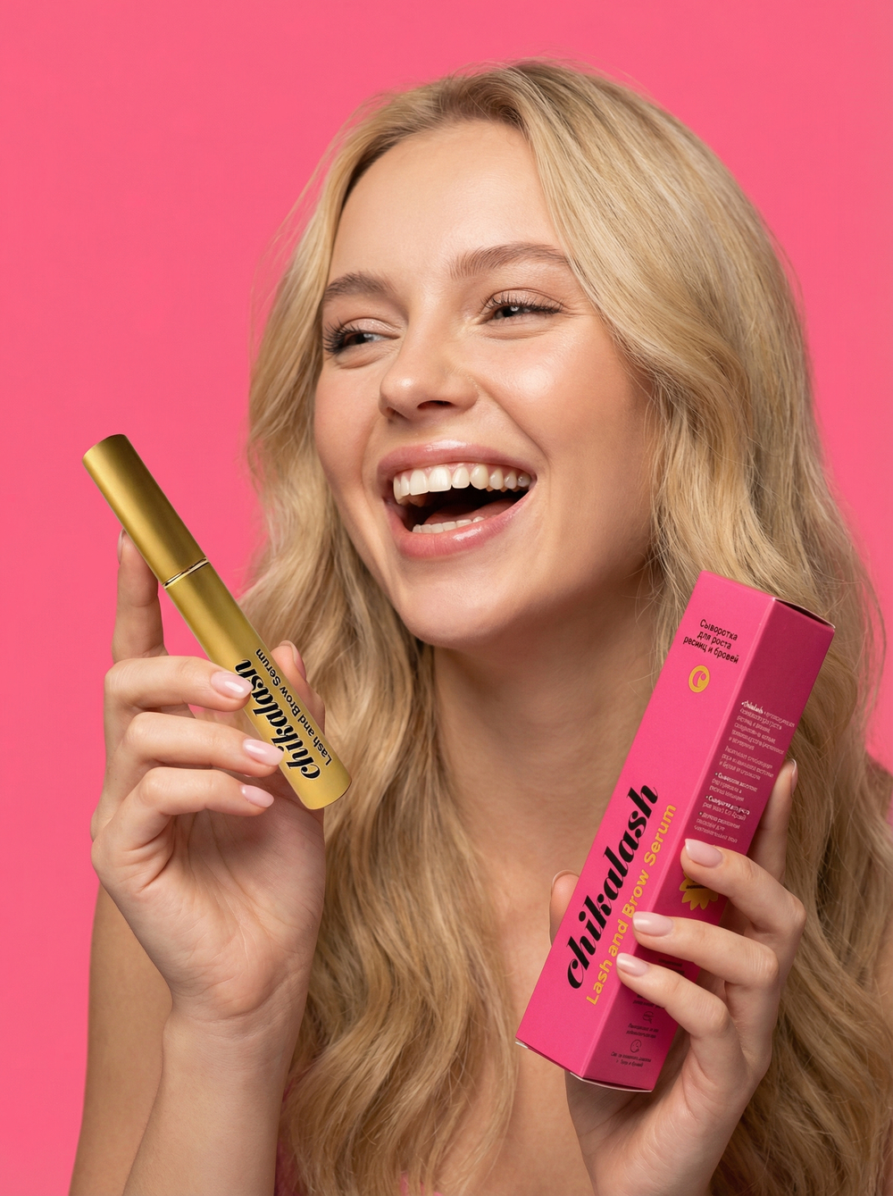 3Х Сыворотка для роста ресниц и бровей Chikalash 5 мл.