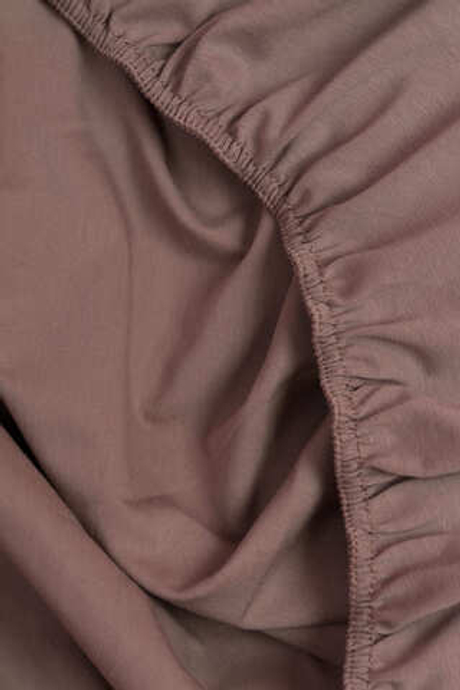 Простыня на резинке с юбкой 160х200х30 German Grass Jersey Taupe Grass