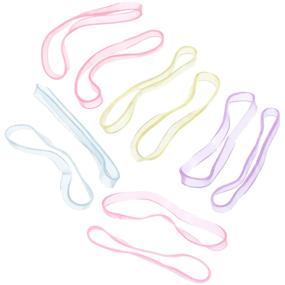 Резинки для волос детские силиконовые 200шт «ФРАТТИ БУМ», Машенька с Котиком, 17*9.5см