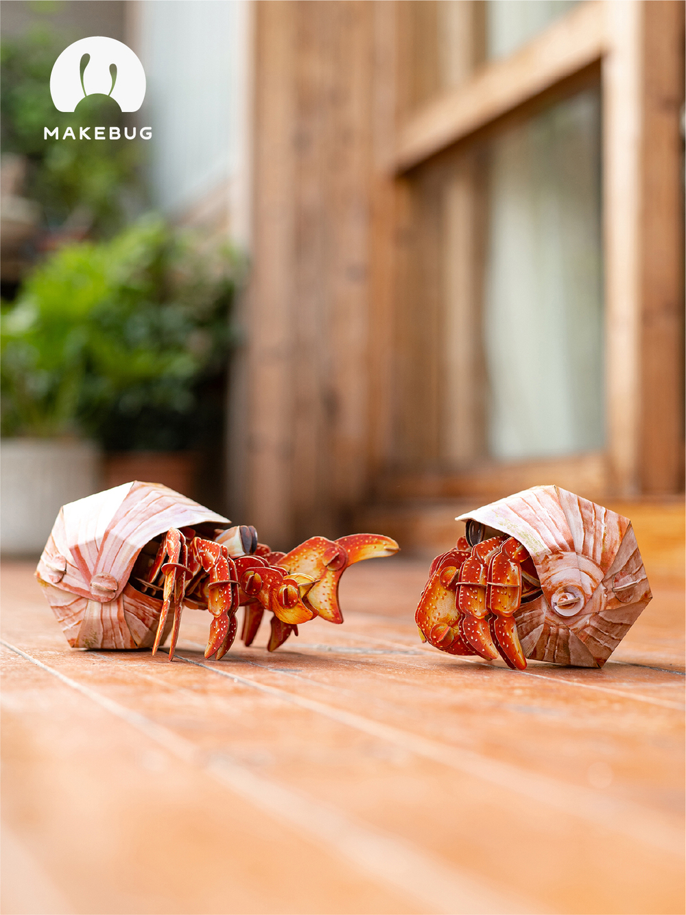 Картонный 3D пазл конструктор Makebug Bring Nature Home