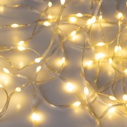 Светодиодная новогодняя гирлянда ЭРА ENIN-200WL занавес водопад теплый белый 3*2 м 200 LED IP20 | Гирлянды