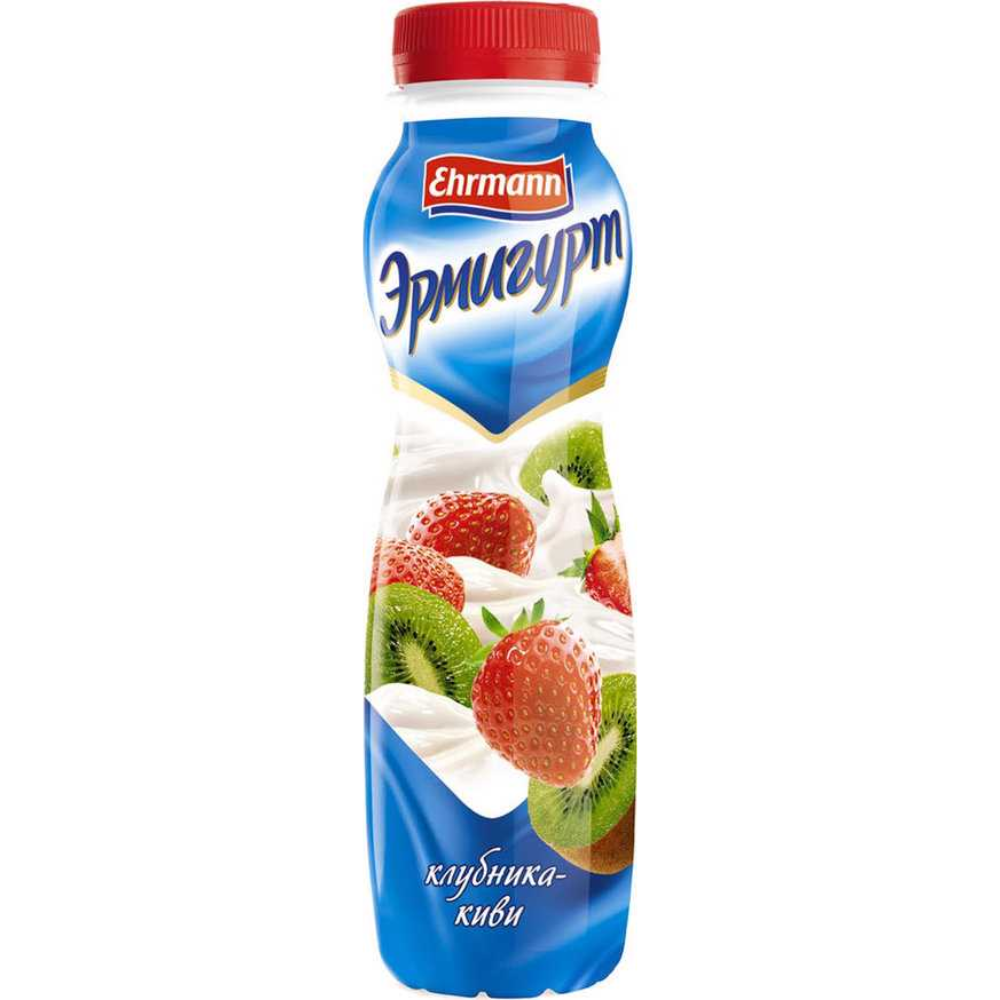 Напиток йогуртный Эрмигурт Клубника-киви 290 гр
