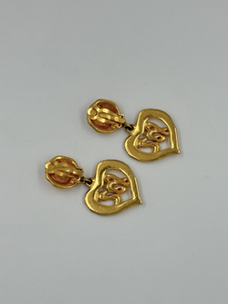 Клипсы с подвесками в виде сердец Sonia Rykiel