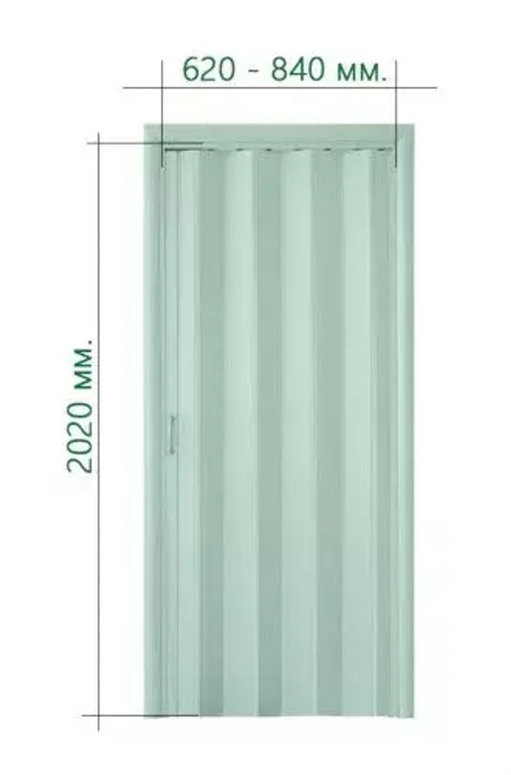 Дверь-гармошка Майами-стиль Бук темный 2050х840 мм