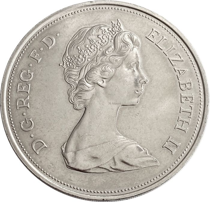 25 пенсов 1972 Великобритания