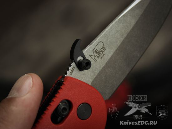 Сьемный вейв для складных ножей (Черный)