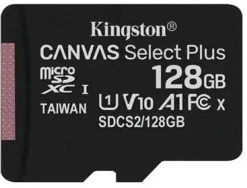 Kingston MicroSD/TransFlash-128 Gb class 10 (100 Mb/s)