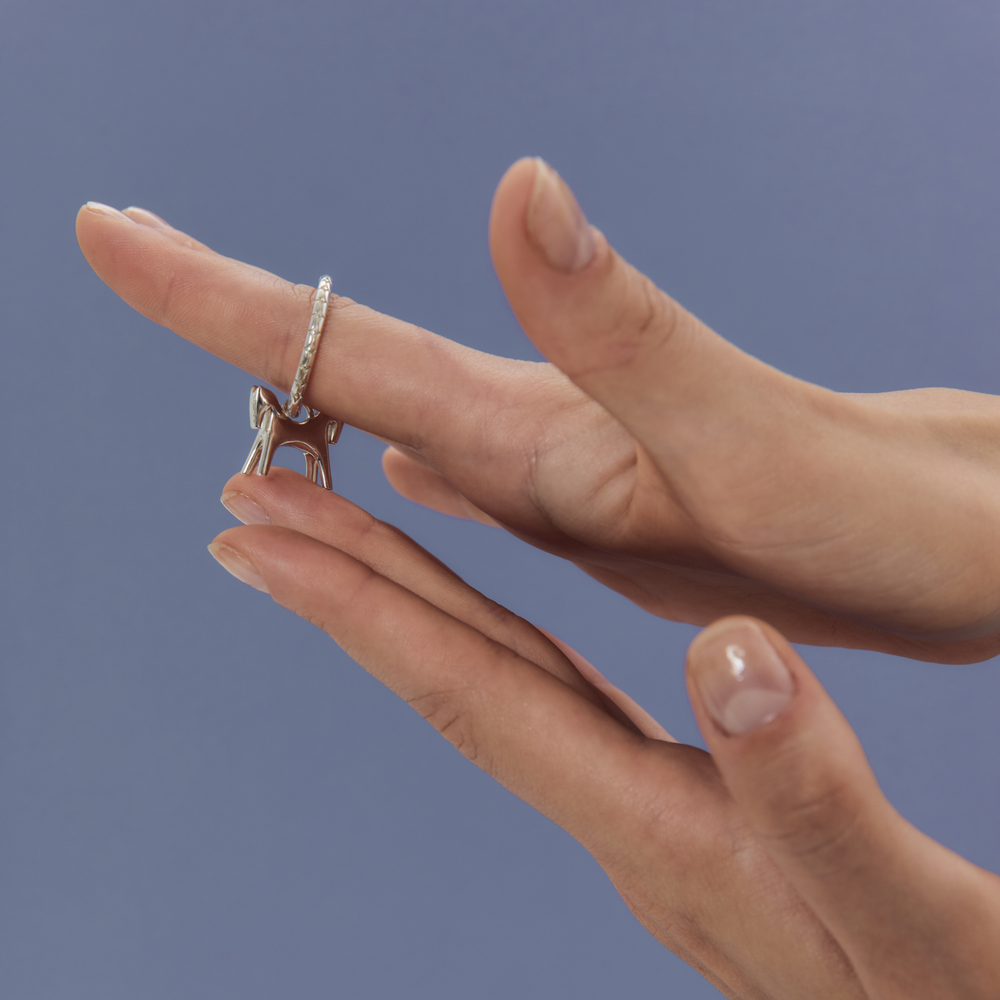 Моносерьга-кликер Kammi с подвеской Puoli