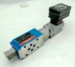 ZDREE6VP2-1X/315MG24K24A1M - Пропорциональный редукционный клапан Ду6 со встроенным усилителем, сигнал A1 = 0-10В, давление регулировки до 315 бар, монтаж - модульный