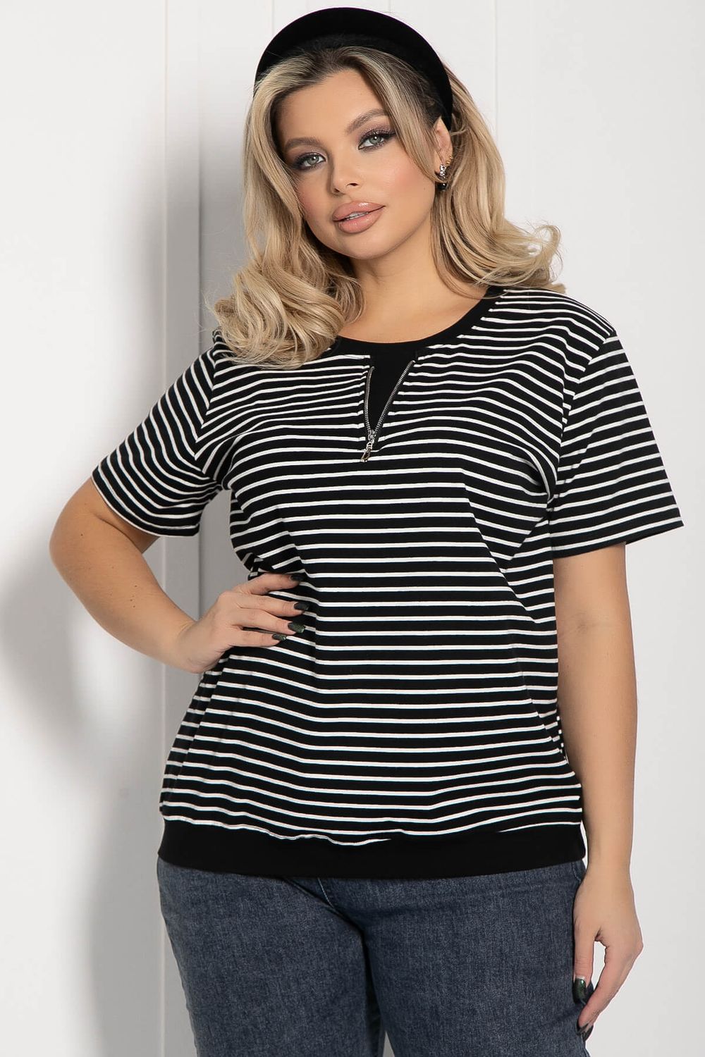 Блуза Асти (черная) Б12628-20 LT Collection