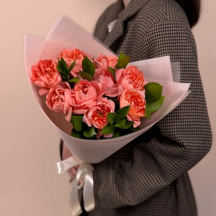 С18366 МОНОБУКЕТ "ПЕРСИКОВЫЙ ЗАКАТ"