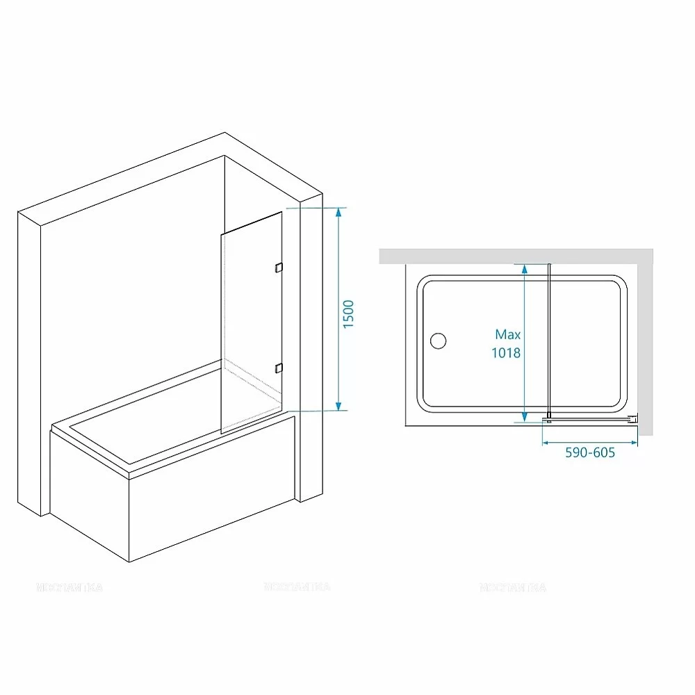 Душевая система RGW Shower Panels SP-6143-01 50140801-01 хром