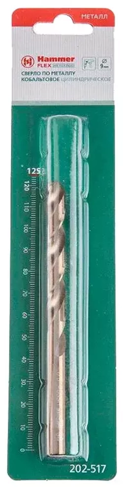 Сверло по металлу Hammer Flex 202-517 9 x 125 мм DR CO 9,00мм*125мм