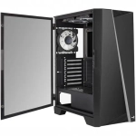 Компьютерный корпус Aerocool Mirage-G-BK-v2, ATX/Micro ATX, USB 2*3.0/1*2.0,HD-Audio+Mic, Кулер 3*12см ARGB, Без Б/П
