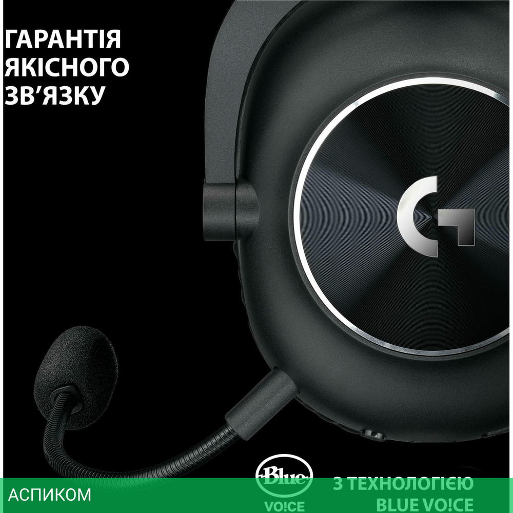 Наушники Logitech G Pro X 2 Lightspeed черный (981-001263)