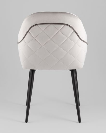 Стул Новел New велюр светло-серый