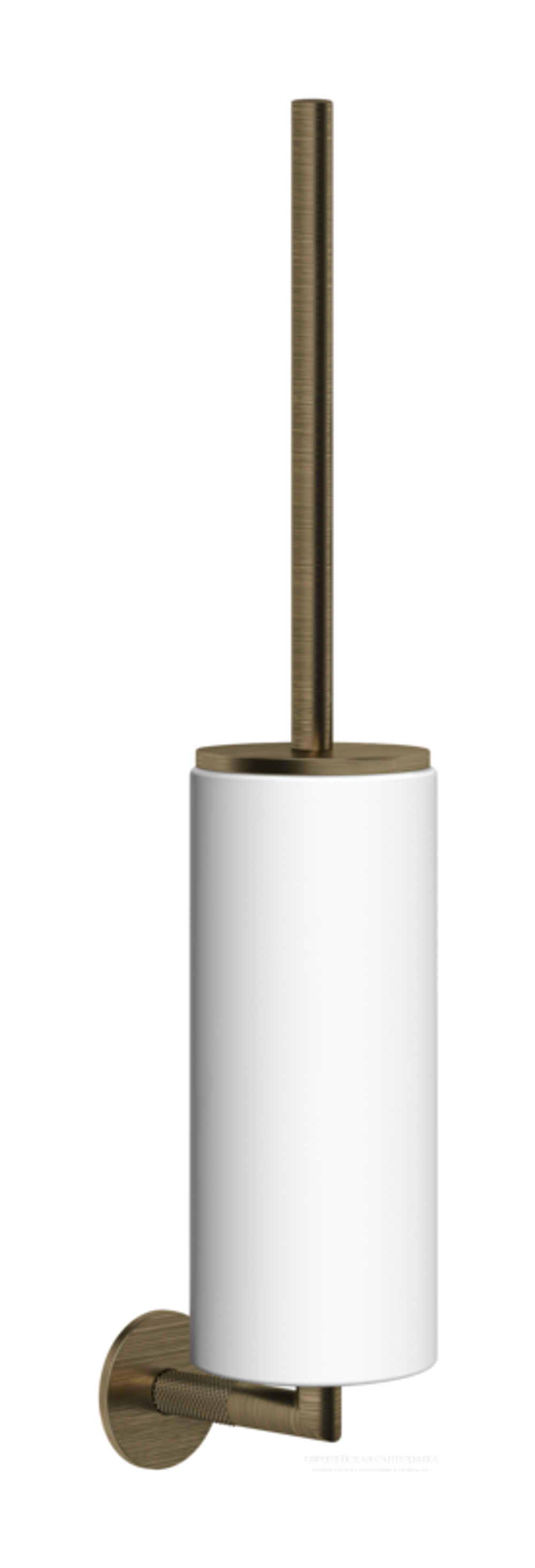 Ёршик Gessi Anello, настенный, цвет White/Antique Brass