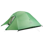 Палатка туристическая Naturehike Cloud Up 3 210T NH18T030-T трехместная с ковриком, зеленый, 6927595730621