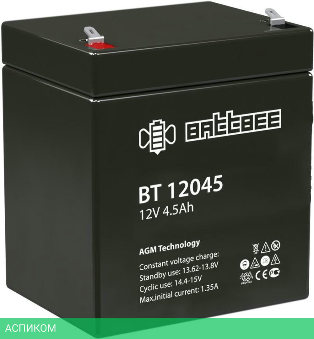 Аккумулятор для ИБП Battbee 12V/4.5Ah (BT 12045)