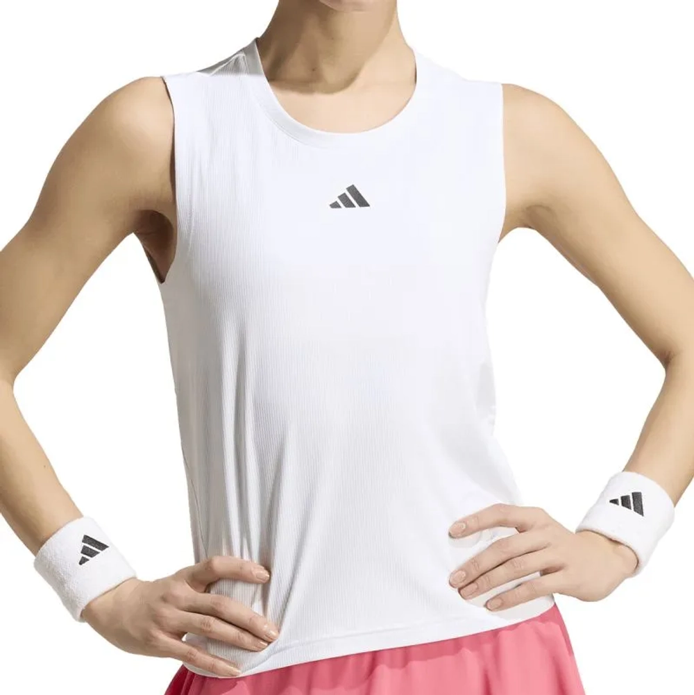 Женский топ теннисный Adidas Match Pro - white/black