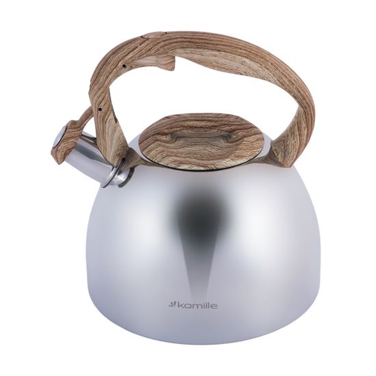 Чайник 2,7 л. из нержавеющей стали со свистком Kamille KM-1090